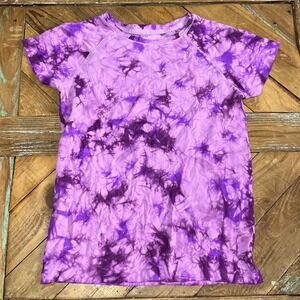 All In Motion Kids Tie Dye Athletic Shirt Top Purple Size L 10 12